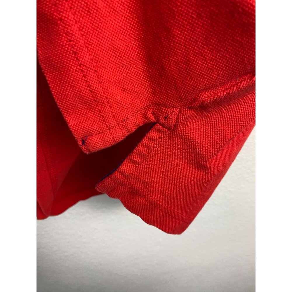 Robert Graham Mens Red Polo Shirt size Large Cotton Floral Embroidered Golf vaca - Picture 11 of 14